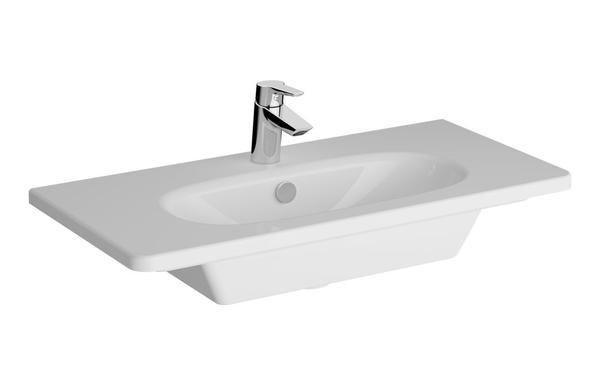 VitrA Zentrum 805x390mm 1TH Vanity Basin w/Overflow - White
